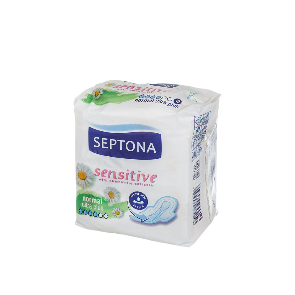 noemal ultra plus.jpeg نوار بهداشتی نرمال اولترا پلاس سپتونا 8 عددی - Image 1